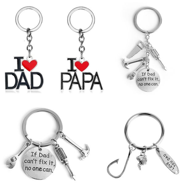 if dad can't fix it no one can hand tools keychain daddy papa keyring birthday gifts dad father's day gifts key chain key holder, Silver
if dad can't fix it no one can hand tools keychain daddy papa keyring birthday gifts dad father's day gifts key chain key holder, Silver