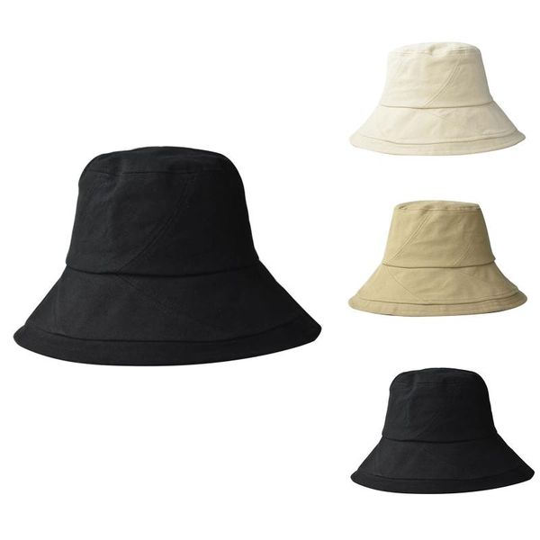 outdoor hats solid color cotton panama women bucket hat fisherman men's cap spring summer korean style, Black;white
outdoor hats solid color cotton panama women bucket hat fisherman men's cap spring summer korean style, Black;white