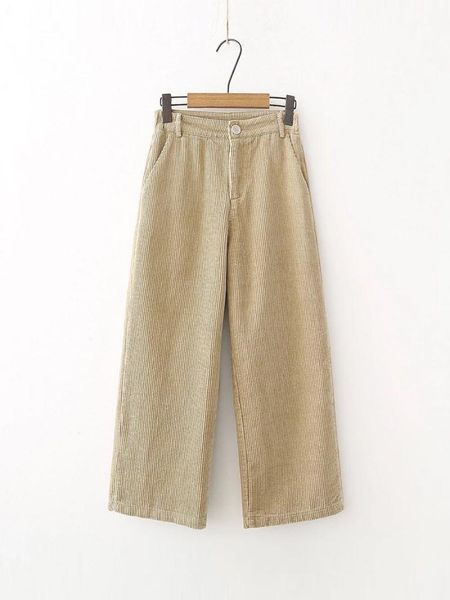 women's pants & capris women corduroy vintage autumn winter casual thicken warm elastic waist loose cotton pleated trouser, Black;white
women's pants & capris women corduroy vintage autumn winter casual thicken warm elastic waist loose cotton pleated trouser, Black;white
