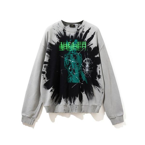 men's hoodies & sweatshirts fashion o neck front and back printing sweatshirt tie dye oversized hoodie wash ripped edge, Black
men's hoodies & sweatshirts fashion o neck front and back printing sweatshirt tie dye oversized hoodie wash ripped edge, Black