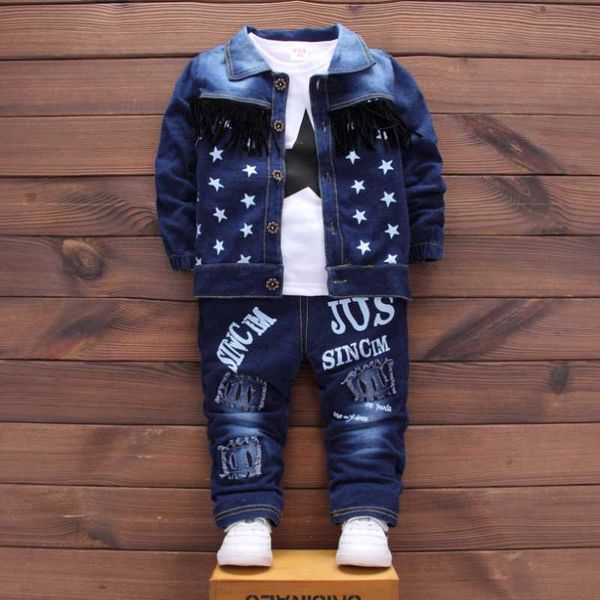 clothing sets children autumn winter boys sport suit baby clothes kids denim jacket+t-shirt+jeans 3pcs outfits, White
clothing sets children autumn winter boys sport suit baby clothes kids denim jacket+t-shirt+jeans 3pcs outfits, White