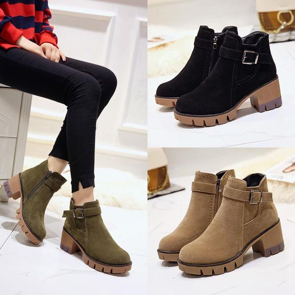 boots 2021 winter female thick with middle platform british students slip short women shoes, Black
boots 2021 winter female thick with middle platform british students slip short women shoes, Black