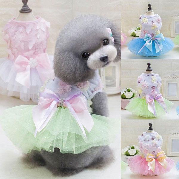 summer bow flower pet dress cute lace dog clothes sleeveless gauze skirt small wedding puppy clothing apparel
summer bow flower pet dress cute lace dog clothes sleeveless gauze skirt small wedding puppy clothing apparel