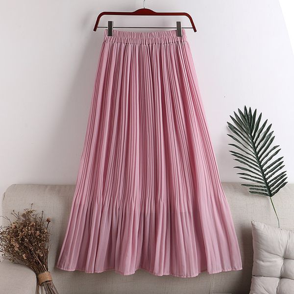 skirts summer woman high waist slim chiffon women a-line pleated solid vintage mujer faldas femme jupes skirt 91wi, Black
skirts summer woman high waist slim chiffon women a-line pleated solid vintage mujer faldas femme jupes skirt 91wi, Black