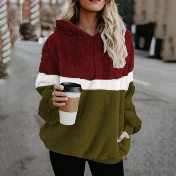 women's hoodies & sweatshirts women faux fur teddy bear winter warm fluffy fleece coat jacket sweater hooded overcoat, Black
women's hoodies & sweatshirts women faux fur teddy bear winter warm fluffy fleece coat jacket sweater hooded overcoat, Black