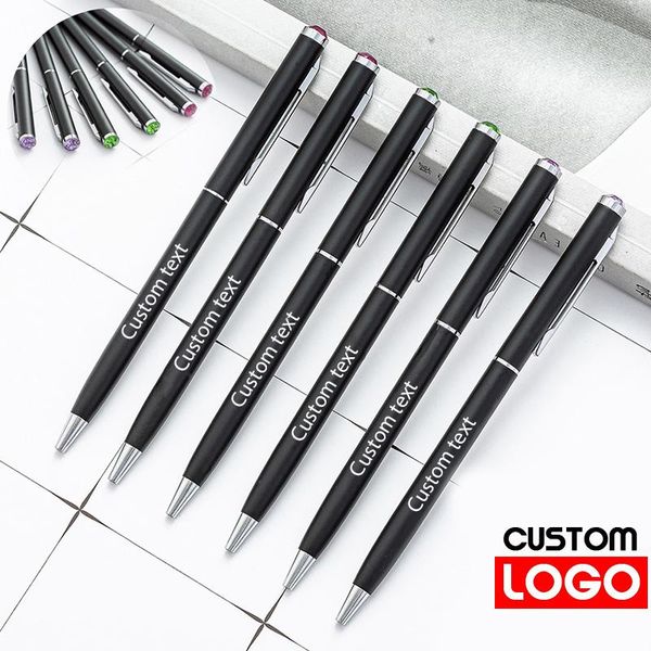 ballpoint pens creative metal pen with diamond wholesale office supplies business el custom logo student school stationery, Blue;orange
ballpoint pens creative metal pen with diamond wholesale office supplies business el custom logo student school stationery, Blue;orange