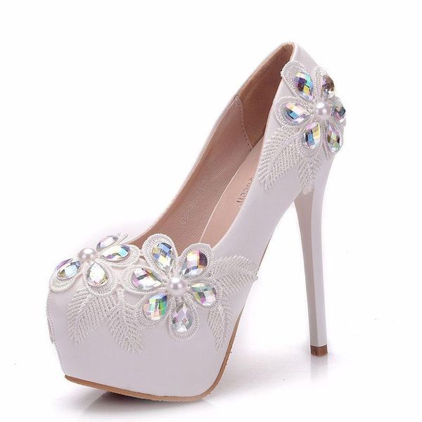 dress shoes women pumps wedding party banquet lace pu rhinestones slip on 14cm thin high heels pointed toe size 35-42, Black
dress shoes women pumps wedding party banquet lace pu rhinestones slip on 14cm thin high heels pointed toe size 35-42, Black