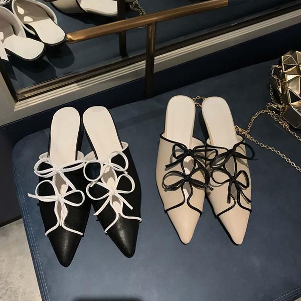 slippers shoes butterfly-knot woman's luxury slides med low cover toe 2021 designer rubber fabric fashion rome basic hoof heels, Black
slippers shoes butterfly-knot woman's luxury slides med low cover toe 2021 designer rubber fabric fashion rome basic hoof heels, Black