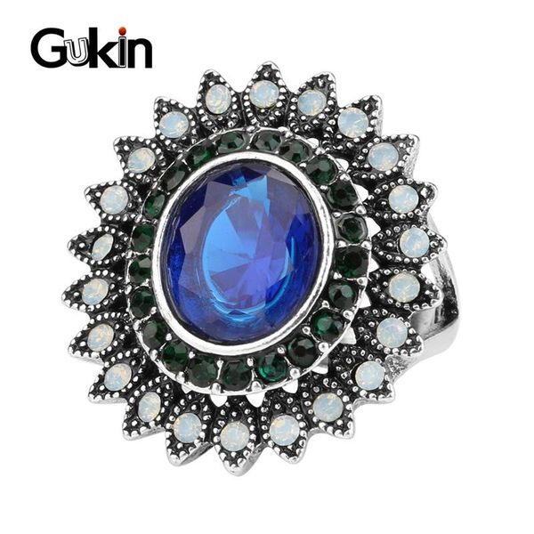 cluster rings 2021 luxury blue resin for women silver color vintage ring wedding bijouterie valentine gift, Golden;silver
cluster rings 2021 luxury blue resin for women silver color vintage ring wedding bijouterie valentine gift, Golden;silver