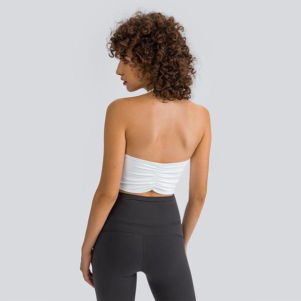 yoga outfit design women fitness bra tight vest sports tank hanging neck tube style beautyl back folds with removable chest
yoga outfit design women fitness bra tight vest sports tank hanging neck tube style beautyl back folds with removable chest
