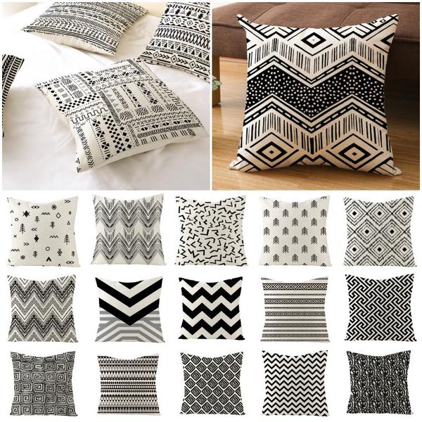 cushion/decorative pillow linen simple black white geometry cushion case modern nordic fashion decorative pillows livingroom sofa couch thro
cushion/decorative pillow linen simple black white geometry cushion case modern nordic fashion decorative pillows livingroom sofa couch thro