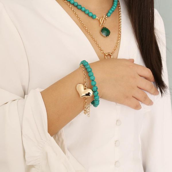 pendant necklaces japan and south korea natural stone love multi-layer necklace female trend fashion crystal explosion creative sweet, Silver
pendant necklaces japan and south korea natural stone love multi-layer necklace female trend fashion crystal explosion creative sweet, Silver