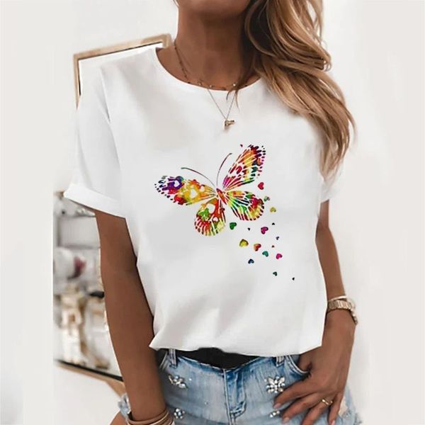 camiseta mujer 2021 t-shirts women animal butterfly summer fashion clothes graphic t tshirt lady print female tee t-shirt women's, White
camiseta mujer 2021 t-shirts women animal butterfly summer fashion clothes graphic t tshirt lady print female tee t-shirt women's, White