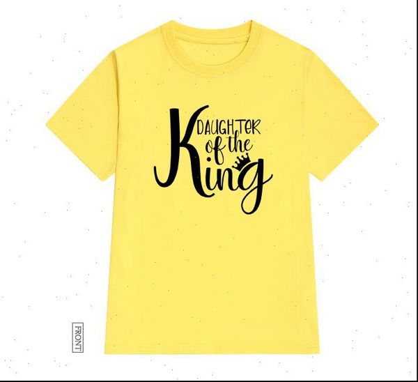 daughter of women t shirt the king print tshirt cotton casual funny lady yong girl tee 5 colors drop, White
daughter of women t shirt the king print tshirt cotton casual funny lady yong girl tee 5 colors drop, White