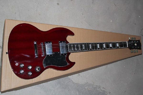 shipping popular sg400 wine red electric guitar silvery hardware 2 pickups in stock @15
shipping popular sg400 wine red electric guitar silvery hardware 2 pickups in stock @15
