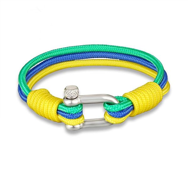 charm bracelets multi-function outdoor stainless steel u-shaped buckle woven nylon rope bracelet life-saving, Golden;silver
charm bracelets multi-function outdoor stainless steel u-shaped buckle woven nylon rope bracelet life-saving, Golden;silver