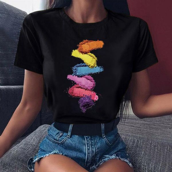 women's t-shirt fixsys summer women black t 3d finger nail paint color fashion cute printed womens graphic female tee shirt ladies clo, White
women's t-shirt fixsys summer women black t 3d finger nail paint color fashion cute printed womens graphic female tee shirt ladies clo, White