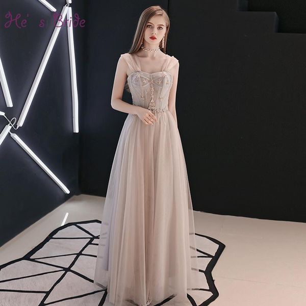 party dresses he's bride elegant crystal strap sleeveless lace up floor-length formal evening gown custom long dress, White;black
party dresses he's bride elegant crystal strap sleeveless lace up floor-length formal evening gown custom long dress, White;black