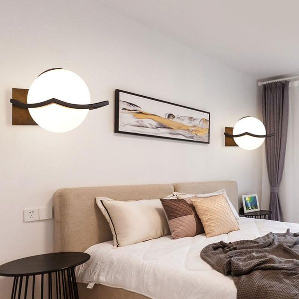 wall lamp nordic bedside bedroom living room decoration background modern simple fashion engineering round glass
wall lamp nordic bedside bedroom living room decoration background modern simple fashion engineering round glass