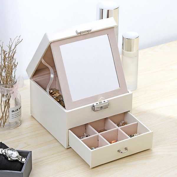 est luxury jewelry boxes with large space organizer for ring and necklace velvet holder mirror storage & bins1
est luxury jewelry boxes with large space organizer for ring and necklace velvet holder mirror storage & bins1