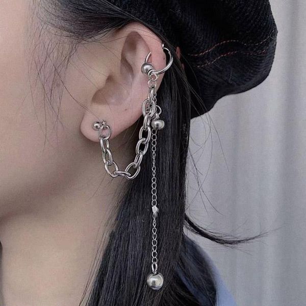 stud punk hip-hop silver color earrings long tassel bead chain boys party gifts piercing ear jewelry, Golden;silver
stud punk hip-hop silver color earrings long tassel bead chain boys party gifts piercing ear jewelry, Golden;silver