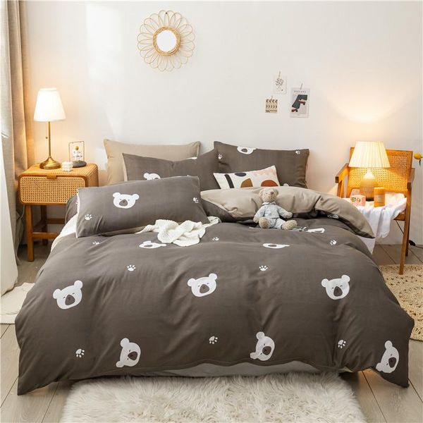 bedding sets cute bear cartoon printed set duvet cover flat sheet pillowcase bed comforter bedspread for kids adult
bedding sets cute bear cartoon printed set duvet cover flat sheet pillowcase bed comforter bedspread for kids adult
