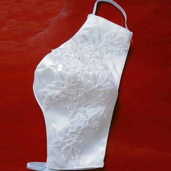 white lace mask, dust proof breathable, daily protective mask for bridal party and banquet
white lace mask, dust proof breathable, daily protective mask for bridal party and banquet