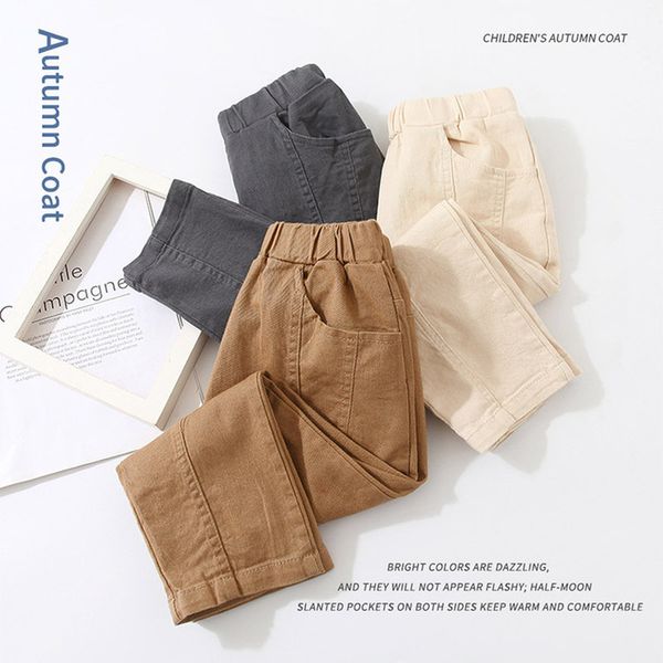 2021 Spring Autumn New Arrival 2 3 4-10 Years Children Clothing Solid Color Pocket Long Loose Trousers Pants For Kids Baby Boys, Beige
2021 Spring Autumn New Arrival 2 3 4-10 Years Children Clothing Solid Color Pocket Long Loose Trousers Pants For Kids Baby Boys, Beige