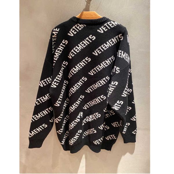 men's sweaters sweater men women 1:1 thick material vtm autumn winter vetements knitted jumper 97s9, White;black
men's sweaters sweater men women 1:1 thick material vtm autumn winter vetements knitted jumper 97s9, White;black