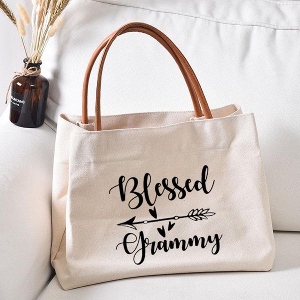 shopping bags blessed grammy women ladies casual canvas bag large capacity handbag shoulder tote
shopping bags blessed grammy women ladies casual canvas bag large capacity handbag shoulder tote
