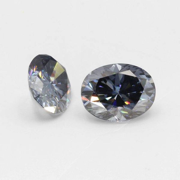 gray color oval cut moissanite loose diamond with box and certification for rings vvs1 gemstones excellent pass moissantester, Black
gray color oval cut moissanite loose diamond with box and certification for rings vvs1 gemstones excellent pass moissantester, Black