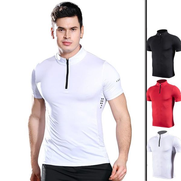 men's polos men solid color t-shirt clothing breathable blouses and shirts sports quick dry clothes k080, White;black
men's polos men solid color t-shirt clothing breathable blouses and shirts sports quick dry clothes k080, White;black