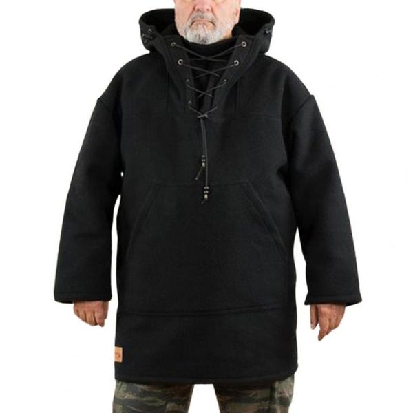 men's hoodies & sweatshirts 2021 autumn winter medieval men cosplay costumes lace up mid-length hooded turtleneck woolen material retro, Black
men's hoodies & sweatshirts 2021 autumn winter medieval men cosplay costumes lace up mid-length hooded turtleneck woolen material retro, Black