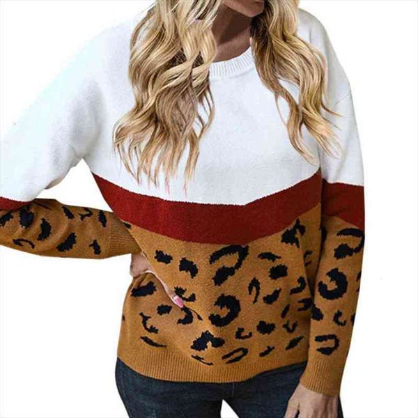 autumn womens o neck women sweaters loose knitting long sleeves fashion leopard sweater ladies oversize pullover, White;black
autumn womens o neck women sweaters loose knitting long sleeves fashion leopard sweater ladies oversize pullover, White;black
