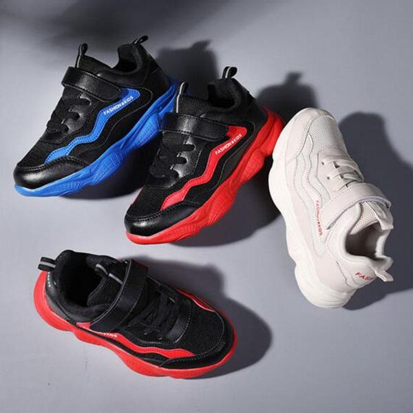 sneakers boys 'girl's casual flats for children genuine leather outdoors rubber comfortable breathable spring autumn shoes, Black;red
sneakers boys 'girl's casual flats for children genuine leather outdoors rubber comfortable breathable spring autumn shoes, Black;red