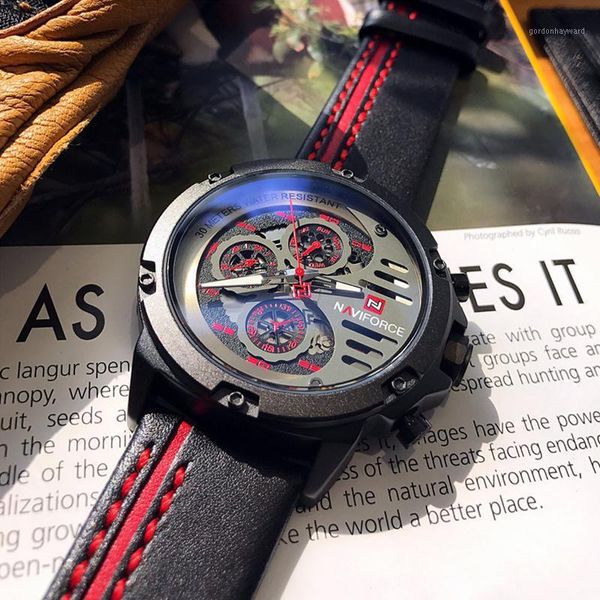 wristwatches naviforce fashion watches men luxury waterproof date quartz watch leather sport wristwatch casual clock male relojes hombre 202, Slivery;brown
wristwatches naviforce fashion watches men luxury waterproof date quartz watch leather sport wristwatch casual clock male relojes hombre 202, Slivery;brown