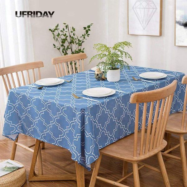 table cloth ufriday geometric design polyester waterproof elegant blue dining cover for kitchen toalha de mesa tablecloth
table cloth ufriday geometric design polyester waterproof elegant blue dining cover for kitchen toalha de mesa tablecloth