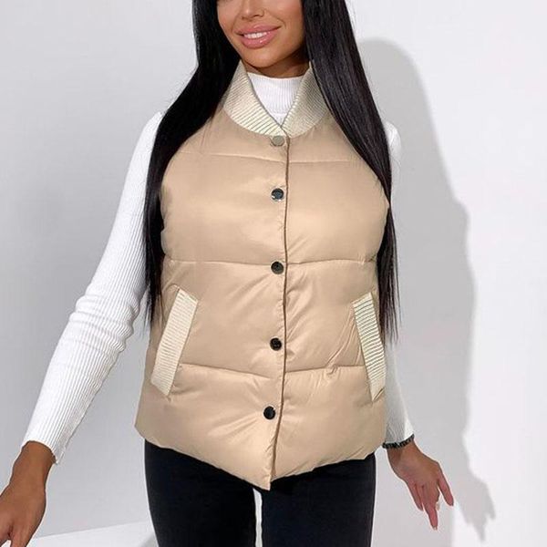 women's vests floy fashion simple casual stand collar women elegant solid single breasted coats loose pockets cotton ladies, Black;white
women's vests floy fashion simple casual stand collar women elegant solid single breasted coats loose pockets cotton ladies, Black;white