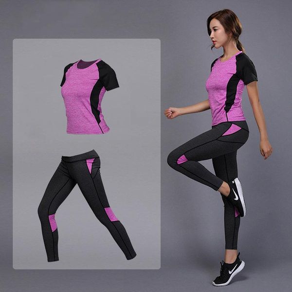 colors women's sportswear yoga set sports fitness gym running tennis shirt+pants leggings jogging workout suit outfits, White;red 
colors women's sportswear yoga set sports fitness gym running tennis shirt+pants leggings jogging workout suit outfits, White;red