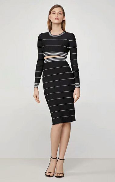 casual dresses 2021 black two-piece dress women elegant o-neck long sleeve bodycon celebrity evening party bandage, Black;gray
casual dresses 2021 black two-piece dress women elegant o-neck long sleeve bodycon celebrity evening party bandage, Black;gray