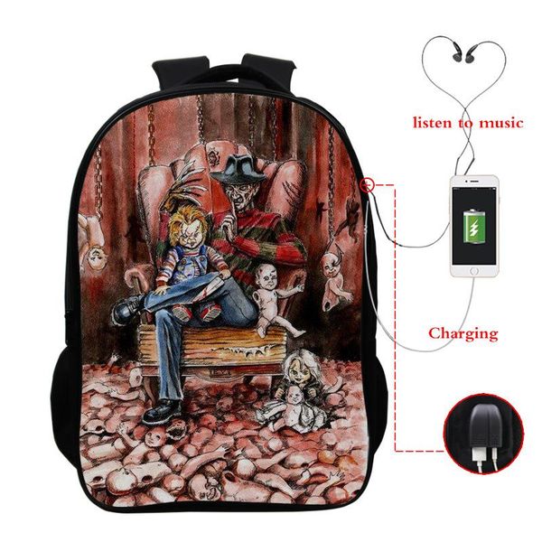 backpack mochila child's play usb charge bag boy girl school backpacks student kids book teens men travel
backpack mochila child's play usb charge bag boy girl school backpacks student kids book teens men travel