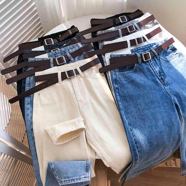 women's jeans straight black jeans women's spring clothes korean version of slim blue nine-point radish pants with belt 67tf
women's jeans straight black jeans women's spring clothes korean version of slim blue nine-point radish pants with belt 67tf