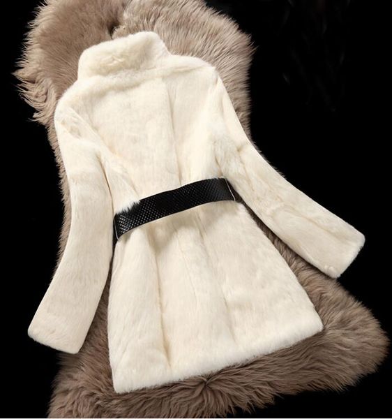 women's fur & faux 100% real full pelt long coat female handmade overcoat women fashion tfp706, Black
women's fur & faux 100% real full pelt long coat female handmade overcoat women fashion tfp706, Black