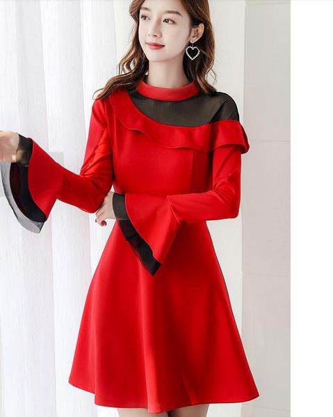 2021 summer fashion long sleeve women's dress @59, Black;gray
2021 summer fashion long sleeve women's dress @59, Black;gray