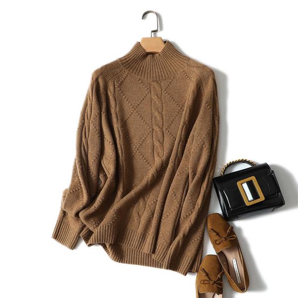 women's sweaters shuchan 2021 fashion winter rib knitting sweater cashmere 100 women loose turtleneck long sleeve pullover jumper femal, White;black
women's sweaters shuchan 2021 fashion winter rib knitting sweater cashmere 100 women loose turtleneck long sleeve pullover jumper femal, White;black