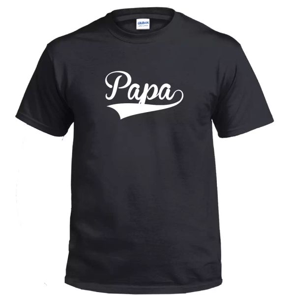papa dad daddy fathers day tee gift baseball jersey cotton t-shirt for him, White;black
papa dad daddy fathers day tee gift baseball jersey cotton t-shirt for him, White;black