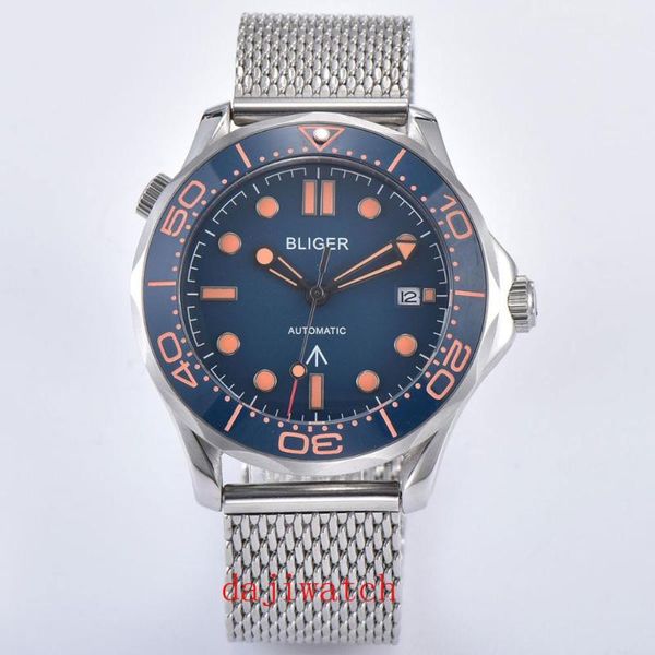 wristwatches 41mm men's casual luxury automatic watch silver case sapphire glass ceramic bezel blue dial date luminous, Slivery;brown
wristwatches 41mm men's casual luxury automatic watch silver case sapphire glass ceramic bezel blue dial date luminous, Slivery;brown