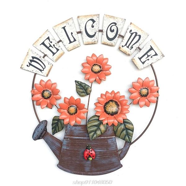 garden welcomeing signs metal hanging yard art decorative outdoor sunflower outside hand-painted m30 21dropship decorations
garden welcomeing signs metal hanging yard art decorative outdoor sunflower outside hand-painted m30 21dropship decorations