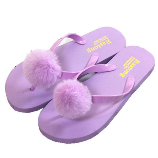 slippers fuzzy ball flip flops 2021 summer women non-slip candy-colored beach ladies shoes flat slides home, Black
slippers fuzzy ball flip flops 2021 summer women non-slip candy-colored beach ladies shoes flat slides home, Black