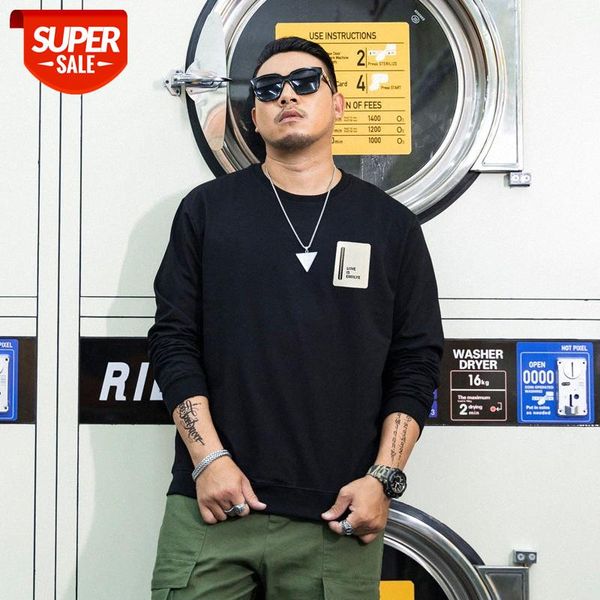 large size men's round neck printed sweater loose and fat to increase simple casual bottoming #ck6z, Black
large size men's round neck printed sweater loose and fat to increase simple casual bottoming #ck6z, Black